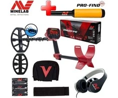 Minelab Vanquish 540 + Pro-Find 15 (vertė 99 Eur.)