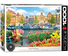 Dėlionė Amsterdamas, Nyderlandai. 1000 detalių