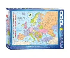 Eurographics DĖLIONĖ EUROPOS ŽEMĖLAPIS 1000D.