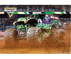 Dėlionė Monster Jam metalinėje dėžutėje 550 detalių