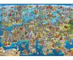Delionė Pašėlęs Europos žemėlapis 2000