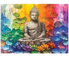 Dėlionė Spalvinga Buda (Buddha) 1000