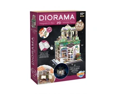 Diorama-dėlionė-miniatiūra Floristikos studija. 243 detalės, 14x17x22cm