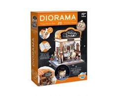 Diorama-dėlionė-miniatiūra Kepyklėlė 179 detalės, 15x16x18cm