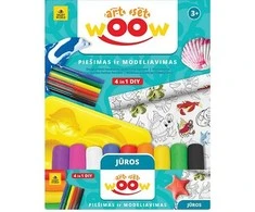Kūrybinis rinkinys WOW 4 in 1 „Jūros gyvūnai”