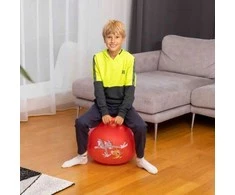 Šokliukas-kamuolys Tomas ir Džeris raudonas (Tom and Jerry) 45 cm
