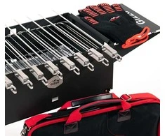 Gizzo Grilis Skewer Set - sulankstoma lauko kepsninė / šašlykinė