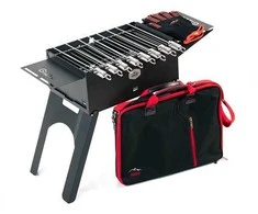 Gizzo Grilis Skewer Set - sulankstoma lauko kepsninė / šašlykinė