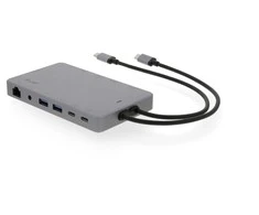 LMP prijungimo stotis USB-C Ekranas Dock 2 2 x HDMI; 1 x DisplayPort; 1 x Mini-DisplayPort; 1 x VGA; 1 x DVI; 1 x garso išvestis; 1 x Ethernet prievadas; 2 x USB 3.1 (Gen 1); 1 x USB-C