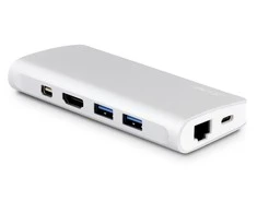 Jungas. stot. LMP USB-C Travel Dock 4K 9 Port pilkas