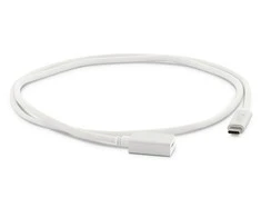 Kabelis LMP USB-C į USB-C plėtinys baltas