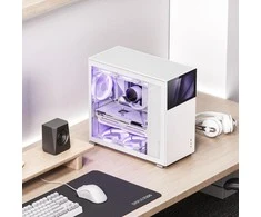 Jonsbo D41 korpusas, ATX, Tempered Glass, Baltas