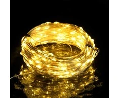Mikro led girlianda, 40m, 400 &scaron;iltų baltų led, 8 funkcijos