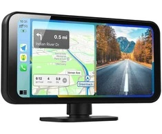Neoline Smartway 4K 2160p + 1080p dviejų kamerų vaizdo registratorius su Android Auto ir Apple Carplay