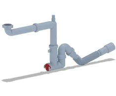 Ani_Plast SIPHON 1 1/2X4 WITH HOSE 40X40