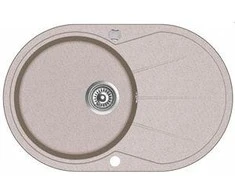 Plautuvė AQUASANITA CLARUS SR101AW 110 rusvai gelsvas -Sand, ekscentrinis ventilis