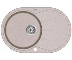 Plautuvė AQUASANITA CLARUS SR101AW 110 rusvai gelsvas -Sand, ekscentrinis ventilis