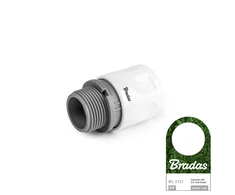 Bradas Greitas sujungimas Baltas Line ¾" išorinis sriegis x GSV
