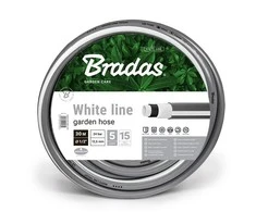 Bradas Laistymo žarna Baltas LINE 1/2'-50 m, pilka