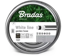 Bradas Laistymo žarna Baltas LINE 5/8'-30 m, pilka