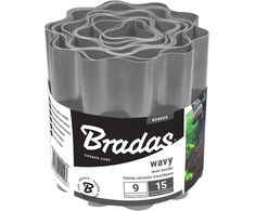 Bradas Banguotas vejos apvadas 9 m x 25 cm pilkas