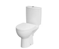 Pakabinamas šviestuvas Pastatomas WC Cersanit, Parva 011 su lėtai nusileidžiančiu dangčiu
