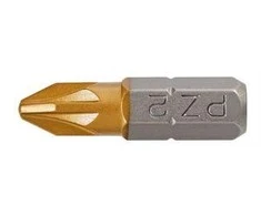 Atsuktuvo antgaliai GRAPHITE PZ3, 25 mm, 1/4", 2 vnt.