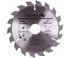 HÕGERT TCT pjūklo diskas 165x18Tx30