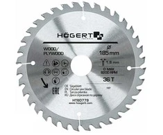 HÕGERT TCT pjūklo diskas 185x36Tx30