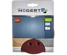HÕGERT Abrazyvinis diskas su skylutėmis 5vnt. 125MM G220 5vnt.
