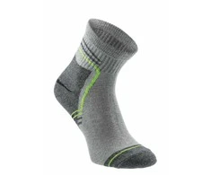 HÕGERT SAAR short socks light pilka/žalias 41-42 (3 pairs/pack)