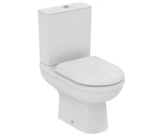 Pastatomas WC Ideal Standard, Exacto RimLS+ su bakeliu ir soft close dangčiu