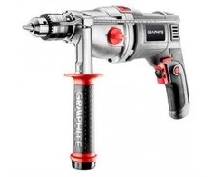 Graphite Grafitinis 58G722 smūginis gręžtuvas 1050 W 3000 RPM Raktas