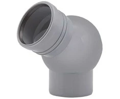 PP HT vidaus kanalizacijos reguliuojama alkūnė LEO MINOR, DN110, 0-90°