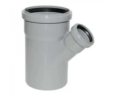 Magnaplast Vidaus kanalizacijos trišakis HTplus, Ø 110 / 75 mm, 45°
