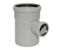Magnaplast Vidaus kanalizacijos trišakis HTplus, Ø 110 / 75 mm, 87°