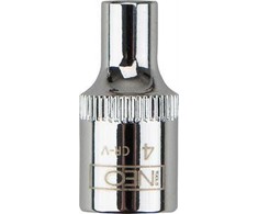 Neo Nasadka 1/4 colio šešiakampė galvutė, 8 mm, „Superlock“