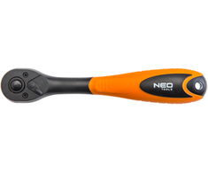 Neo Raktas su terkšle 1/4', L-150 mm, 72 dantukai
