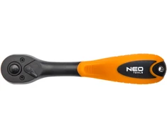 Neo Raktas su terkšle 3/8', L-200 mm, 72 dantukai