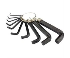 Bikuva.lt VOREL šešiakampiai raktai / šešiakampiai 2-14 mm rinkinys, 10 vnt. 56400