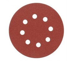 HÕGERT Abrazyvinis diskas su skylutėmis 5vnt. 125MM G120 5vnt.