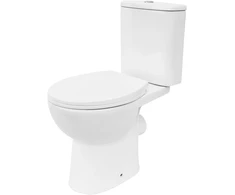 Unitazas Vento Larvik horizontalus 3/6l, sėdynė PP Soft Close