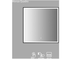 VENTO Veidrodis LED Monza Quadro 80X80