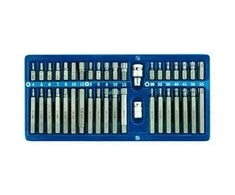 Bikuvalt VOREL HEX/TORX/SPLINE antgaliai metalinėje dėžutėje 40 vnt. 66400