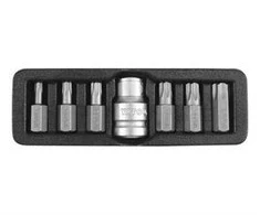 Antgalių rinkinys 7vnt, TORX Tamperproof Yato | TT25, TT30, TT40, TT45, TT50, TT55