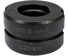 Toya Sa Poland Presavimo replių indėklas U tipo | 20 mm | plieno (YT-21741)