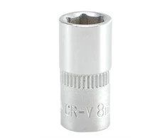 HÕGERT Galvutės 1/2", šešiakampės, CrV plienas, 30 mm DIN 3124