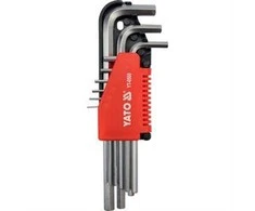 YATO šešiakampiai raktai 9 colių (1,5–10 mm) ilgi 0500