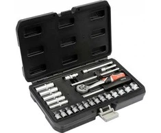 Yato Uždedamų galvučių komplektas 1/4'' 25 vnt.