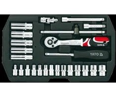 Yato Uždedamų galvučių komplektas 1/4'' 25 vnt.